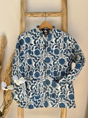 Boho jasje blauw