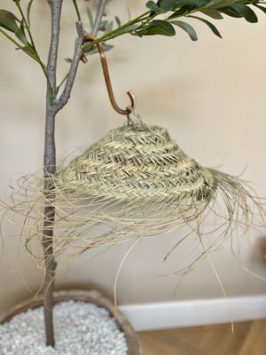 Lampenkap zeegras plat