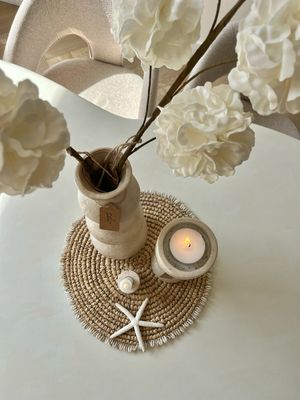Kandelaar Travertine look