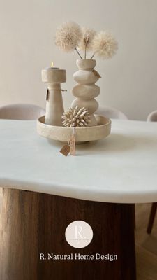 Travertine look schaal
