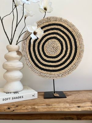 Kralen ornament met Kauri schelp