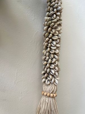 Beige schelpen tassel