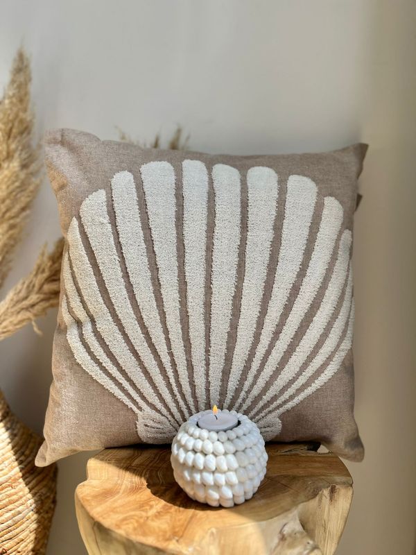 Kussen shell linnen