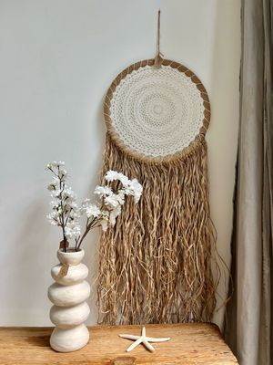 Zeegras/ macramé dromenvanger