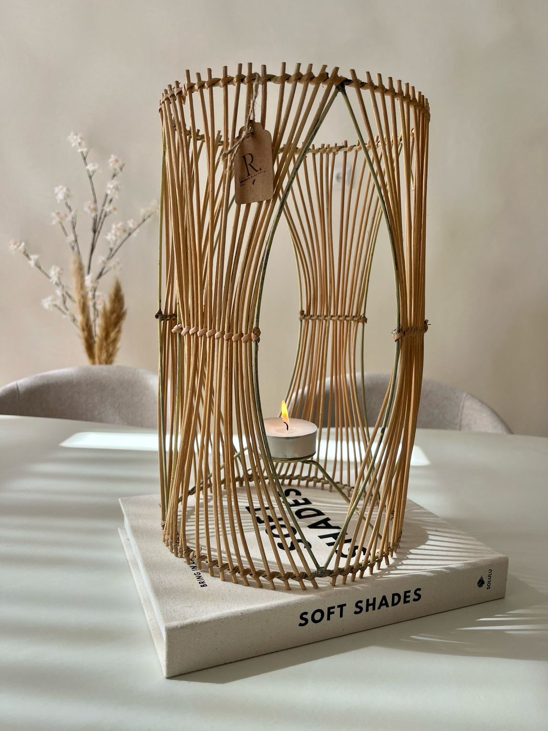 Rotan windlicht