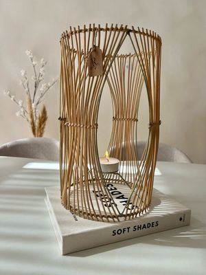 Rotan windlicht