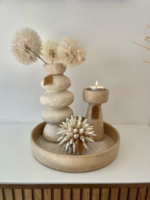 Travertine look schaal