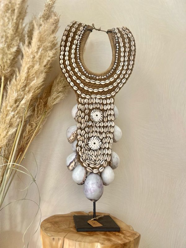 Schelpen ornament tijger oog