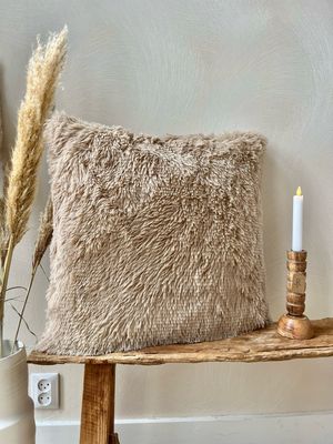Cozy kussen beige
