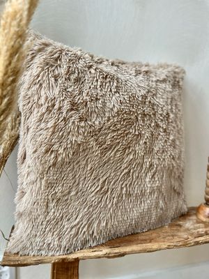 Cozy kussen beige