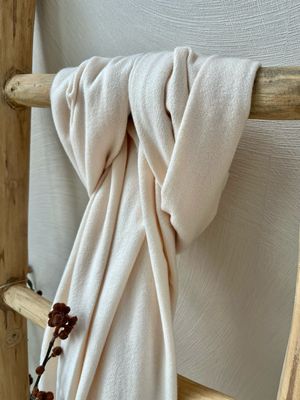 Beige zachte sjaal