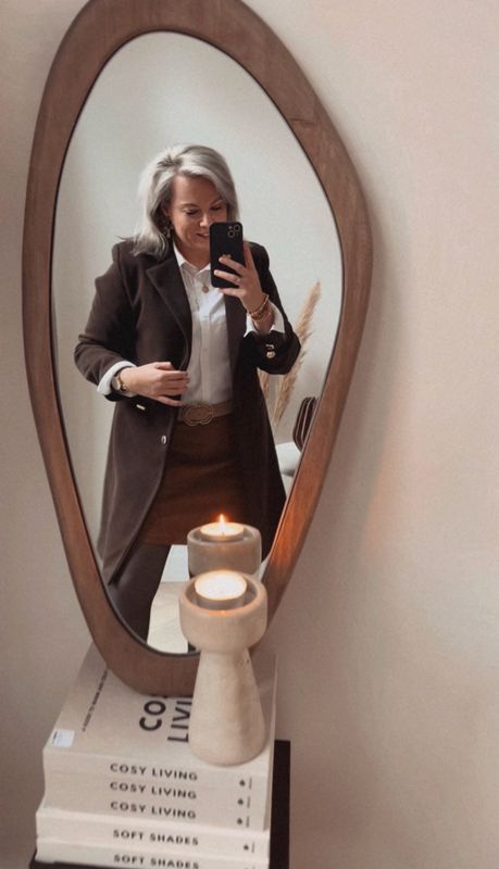 Chocolade bruine mantel jas