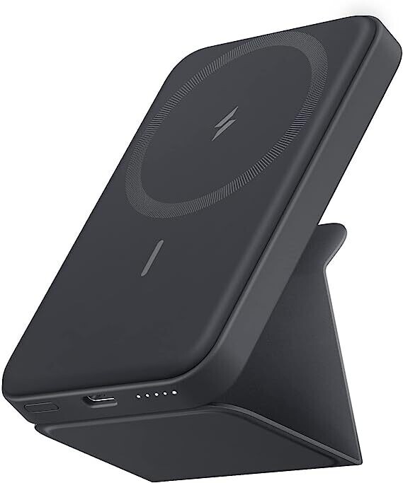 Anker Magnetic Battery (MagGo), 5,000 mAh Foldable Magnetic Wireless Portable Charger