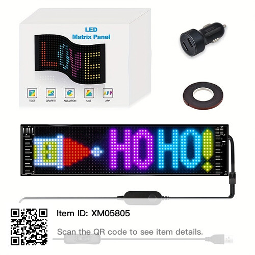 Malmart LED Matrix Pixel Panel Scrolling LED Sign