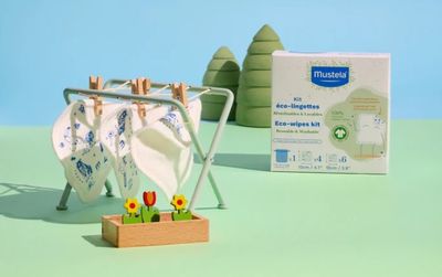 Mustela Eco-lingettes en coton Bio (6pcs)