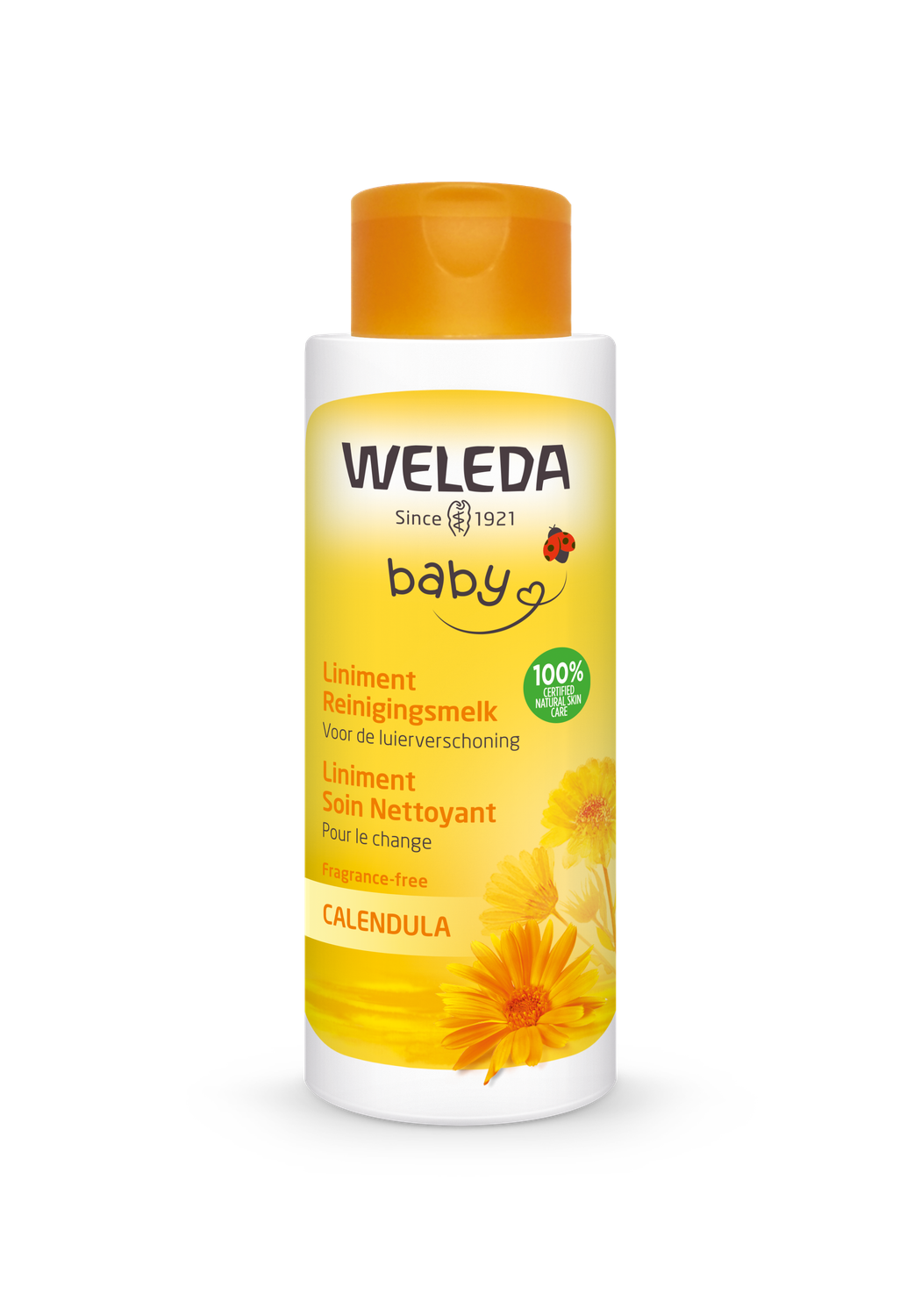 Weleda Liniment Soin Nettoyant pour le change au Calendula Bio (400ml)