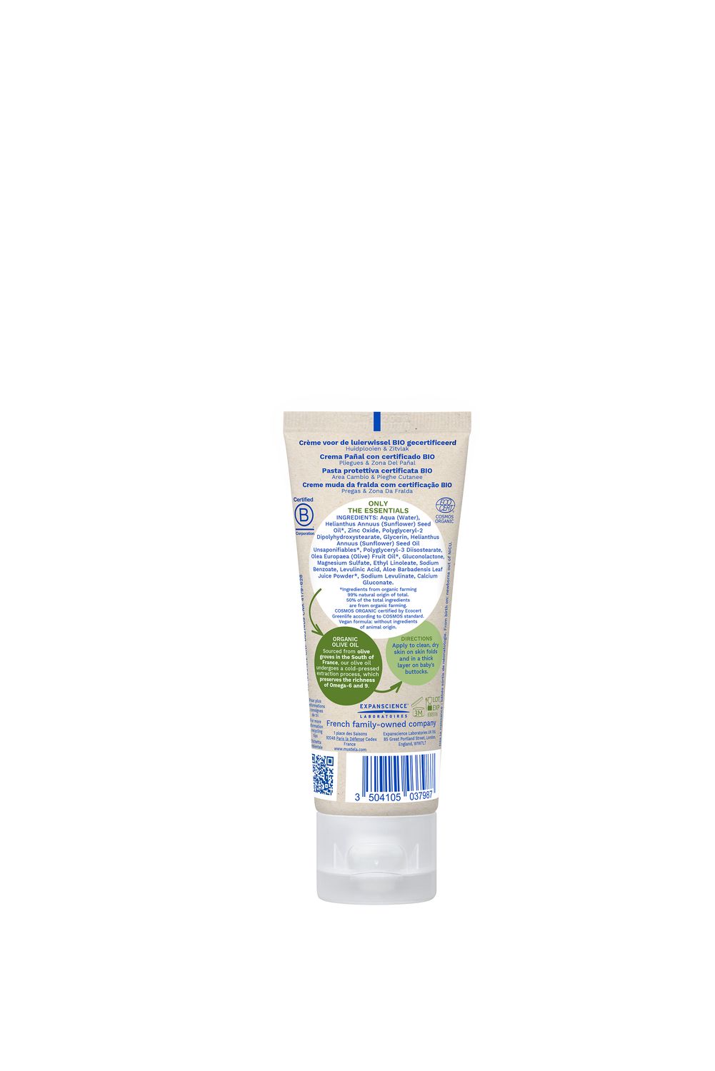 Mustela Crème pour le change Bio 75ml