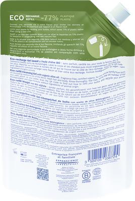 Mustela Eco-Recharge gel lavant Bio 400ml