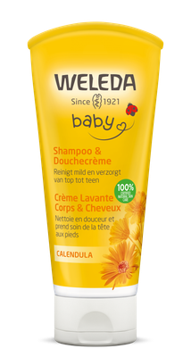 Weleda baby Calendula Crème lavante Bio Corps &amp; Cheveux 200ml