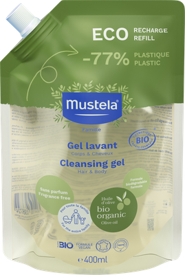 Mustela Eco-Recharge gel lavant Bio 400ml