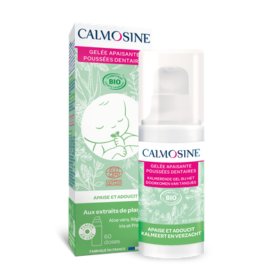 Calmosine Gelée Apaisante Poussées   Dentaires Bio 15ml (60 doses)