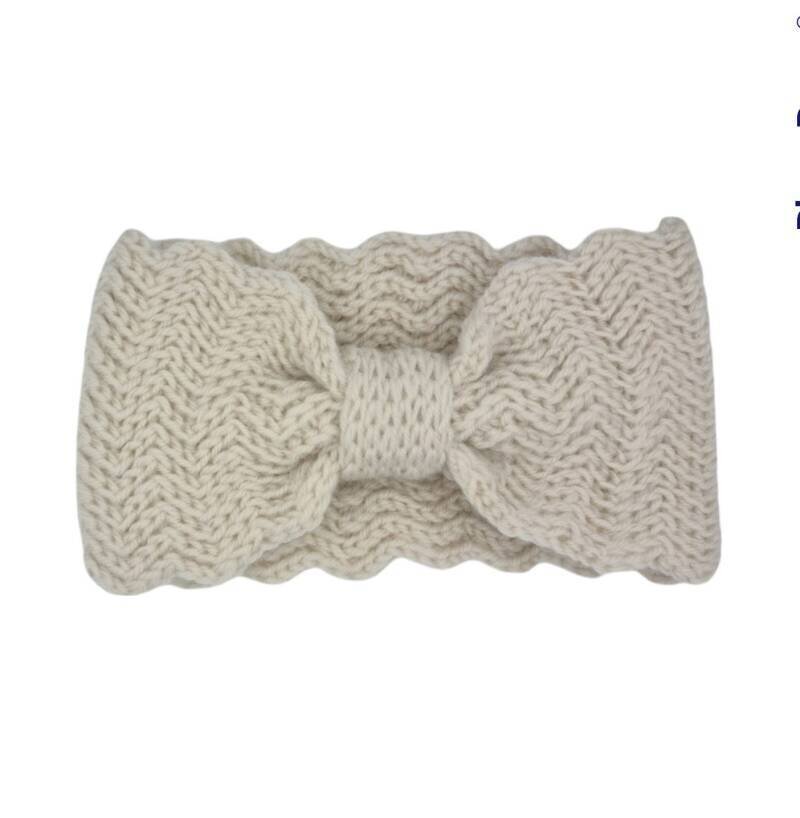 Hoofdband winter - dames - vrouwen - beige