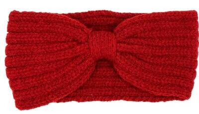 Hoofdband winter - dames - vrouwen - rood
