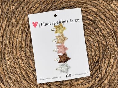 Baby haarspeldjes mini en clips (2 cm)