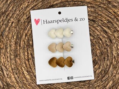 Haarclip hearts
