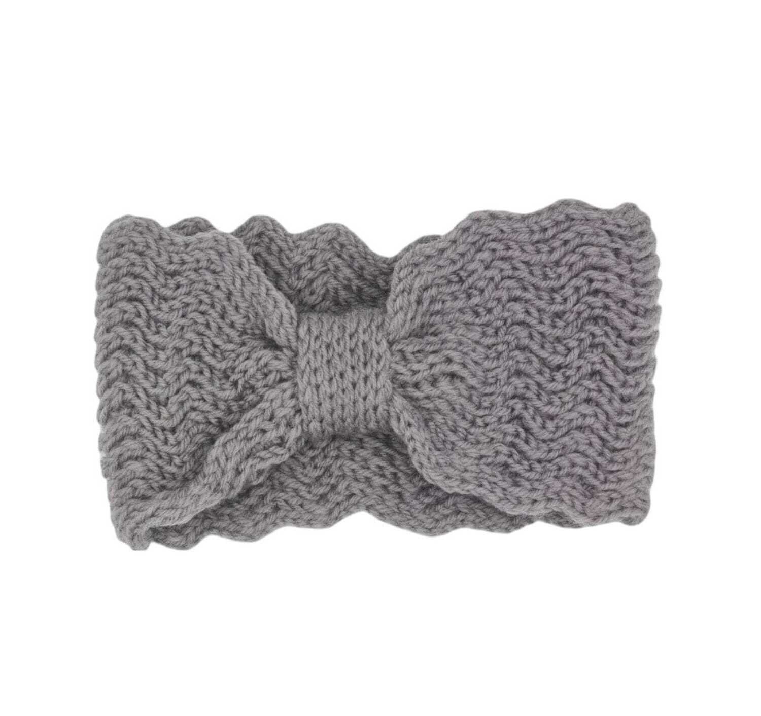 Hoofdband winter - dames - vrouwen - grijs