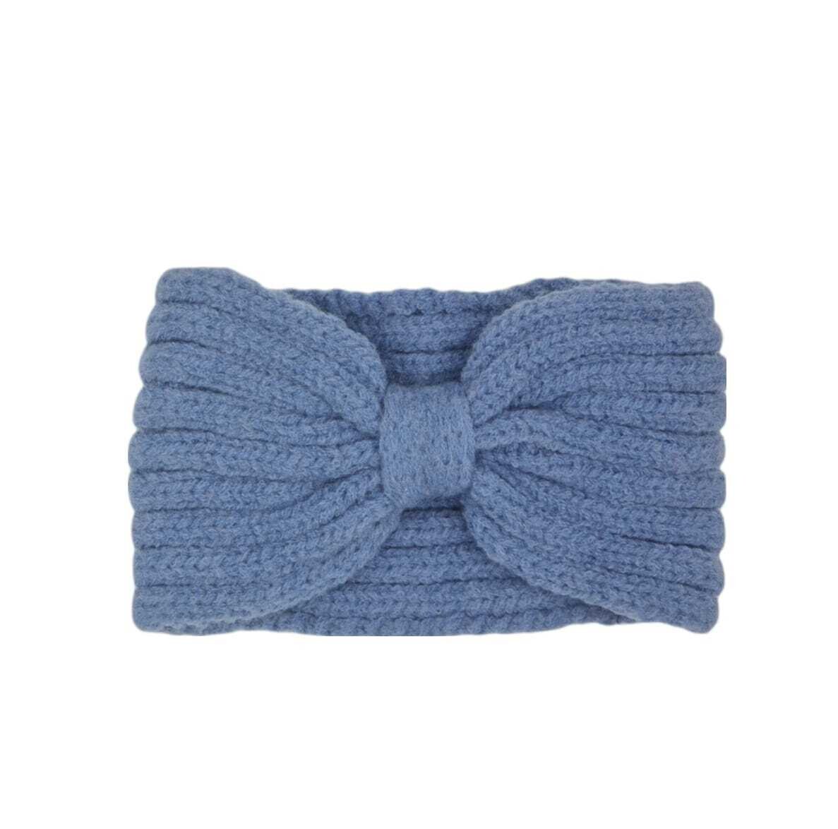 Hoofdband winter - dames - vrouwen - lichtblauw