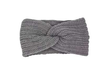 Hoofdband winter - dames - vrouwen - grijs
