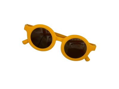 Kinder-zonnebril voor jongens/meisjes - kindermode - fashion - zonnebrillen - geel - okergeel