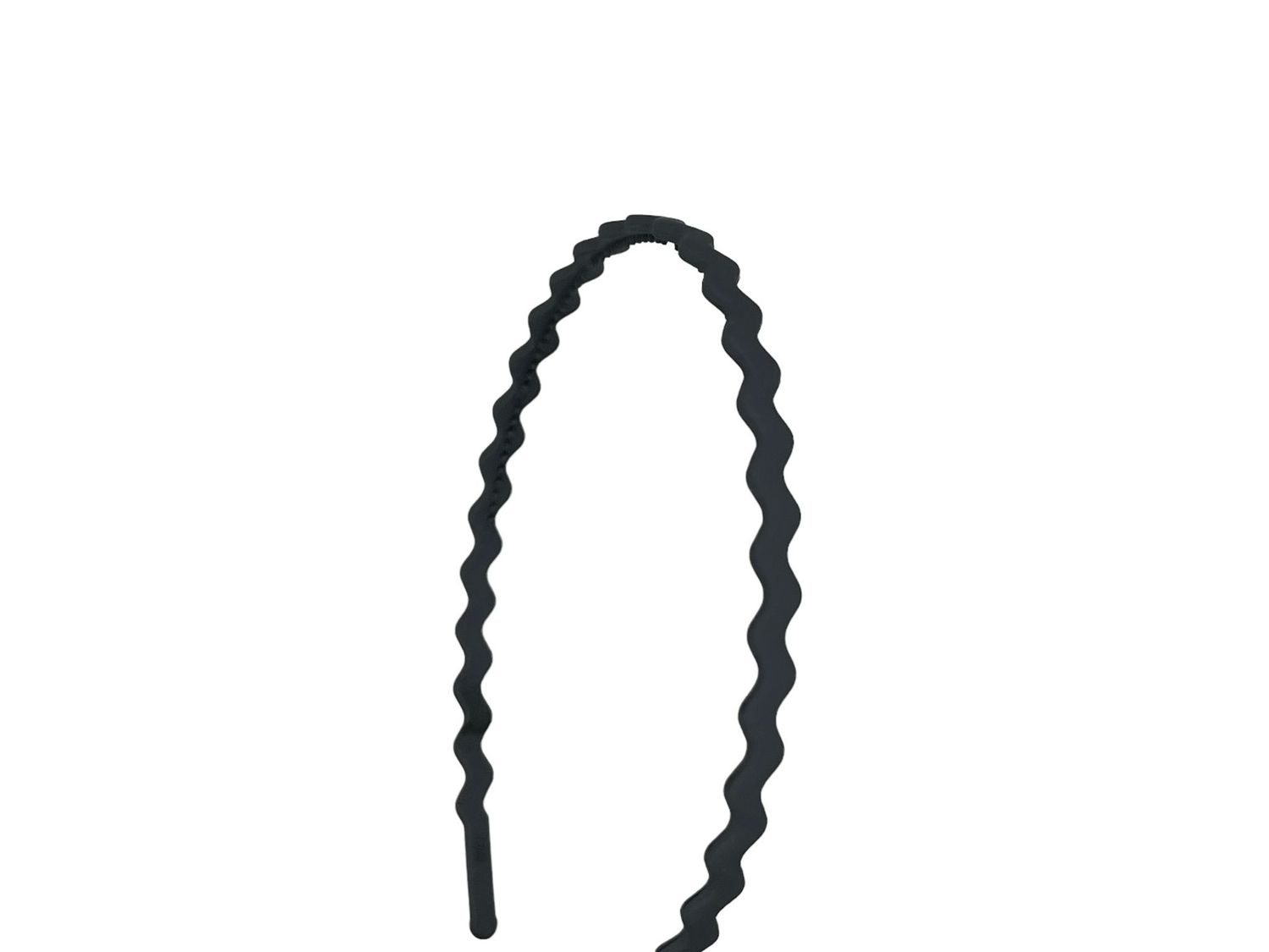 Diadeem - basic - haarband - tandjes - golfjes - kunststof - lichtblauw