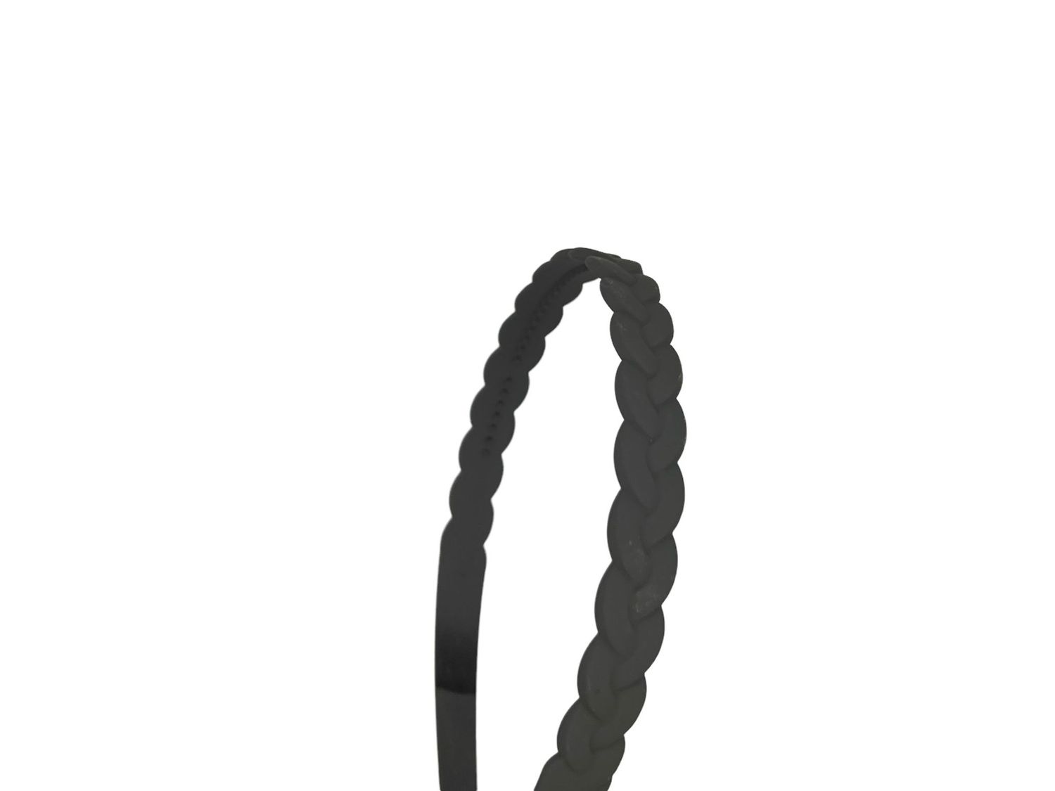Diadeem - basic - haarband - vlecht - kunststof - tandjes - lichtblauw