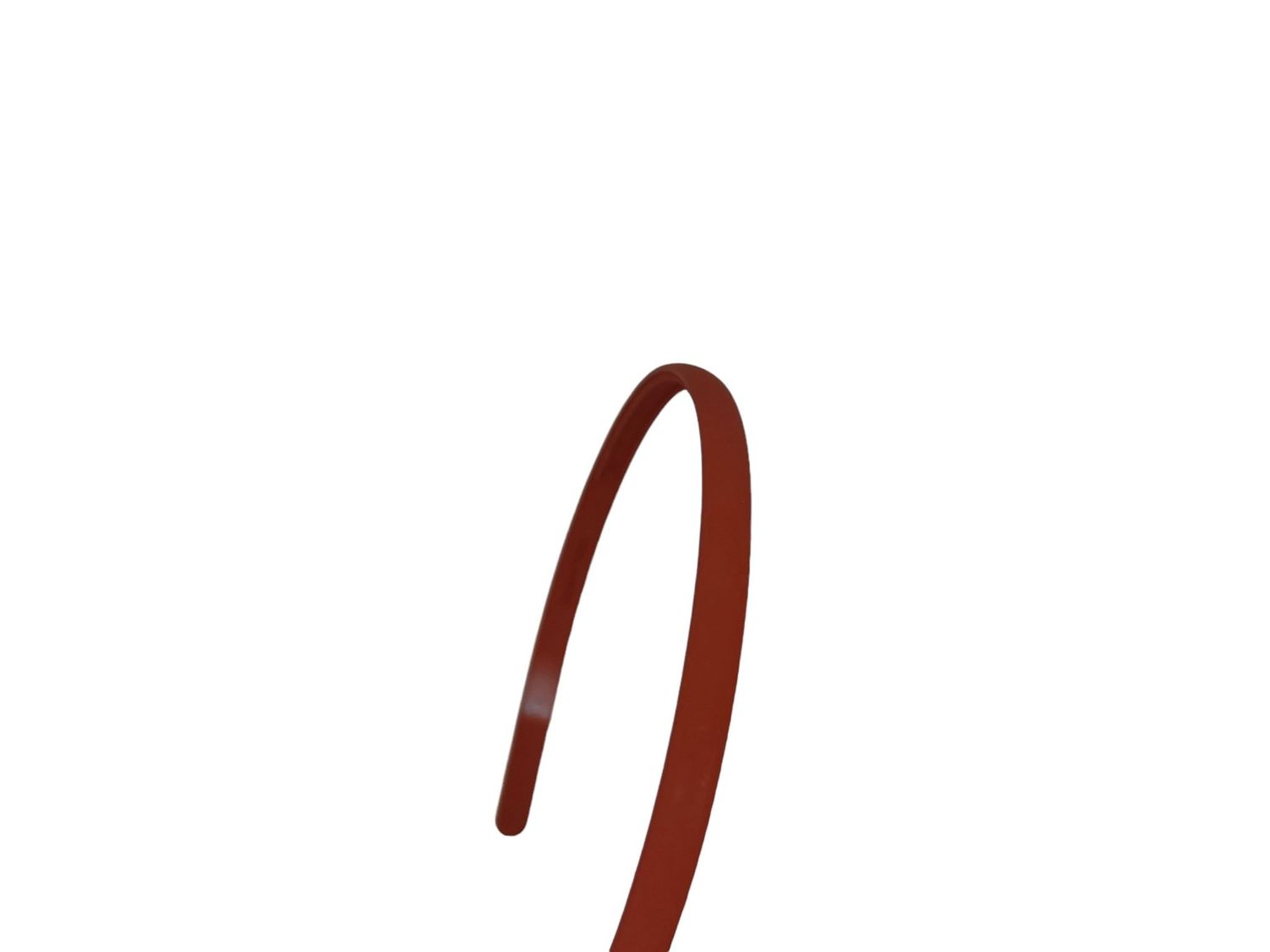 Diadeem - basic - haarband - kunststof - tandjes - oranje/rood