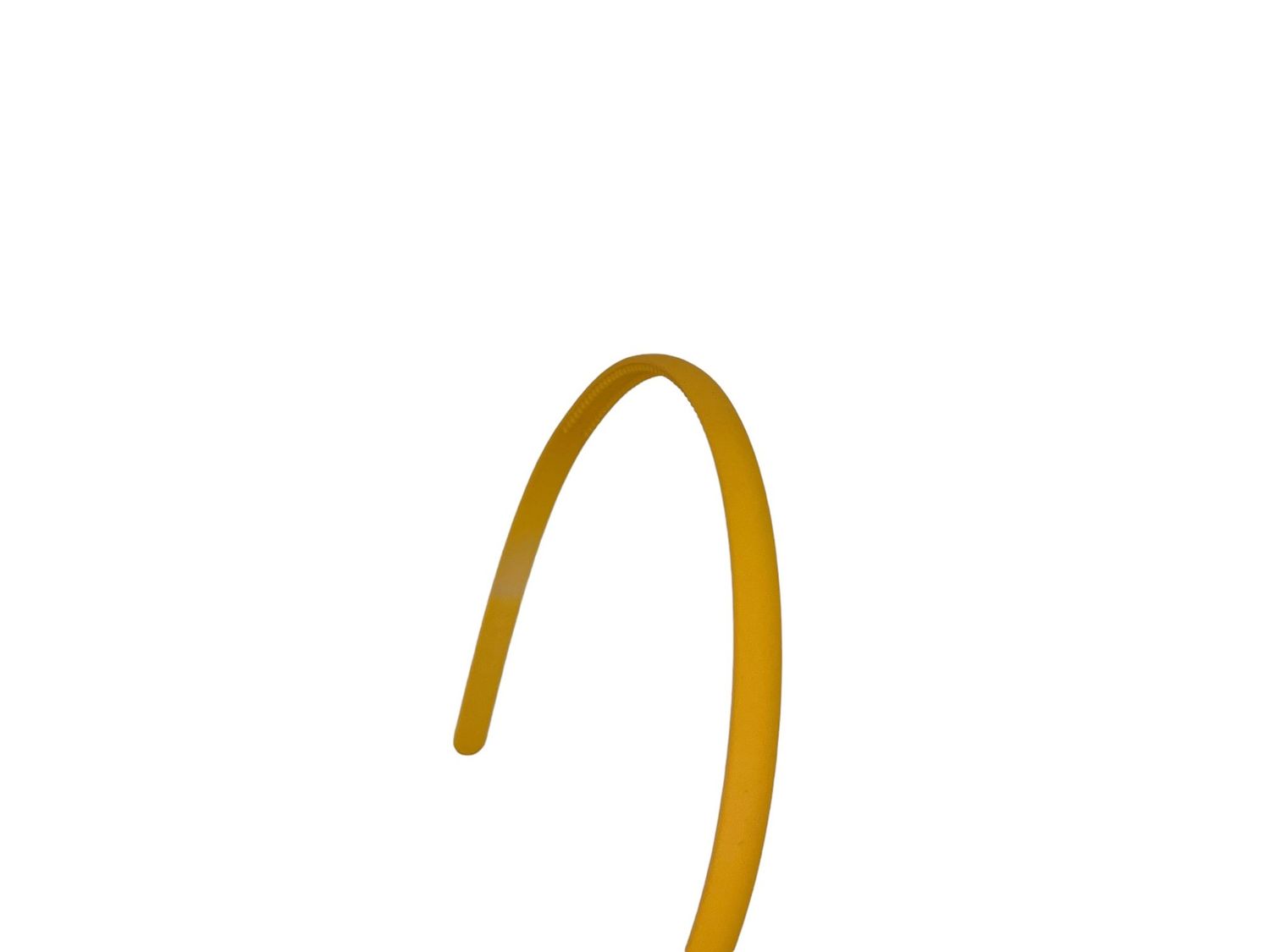 Diadeem - basic - haarband - kunststof - tandjes - geel