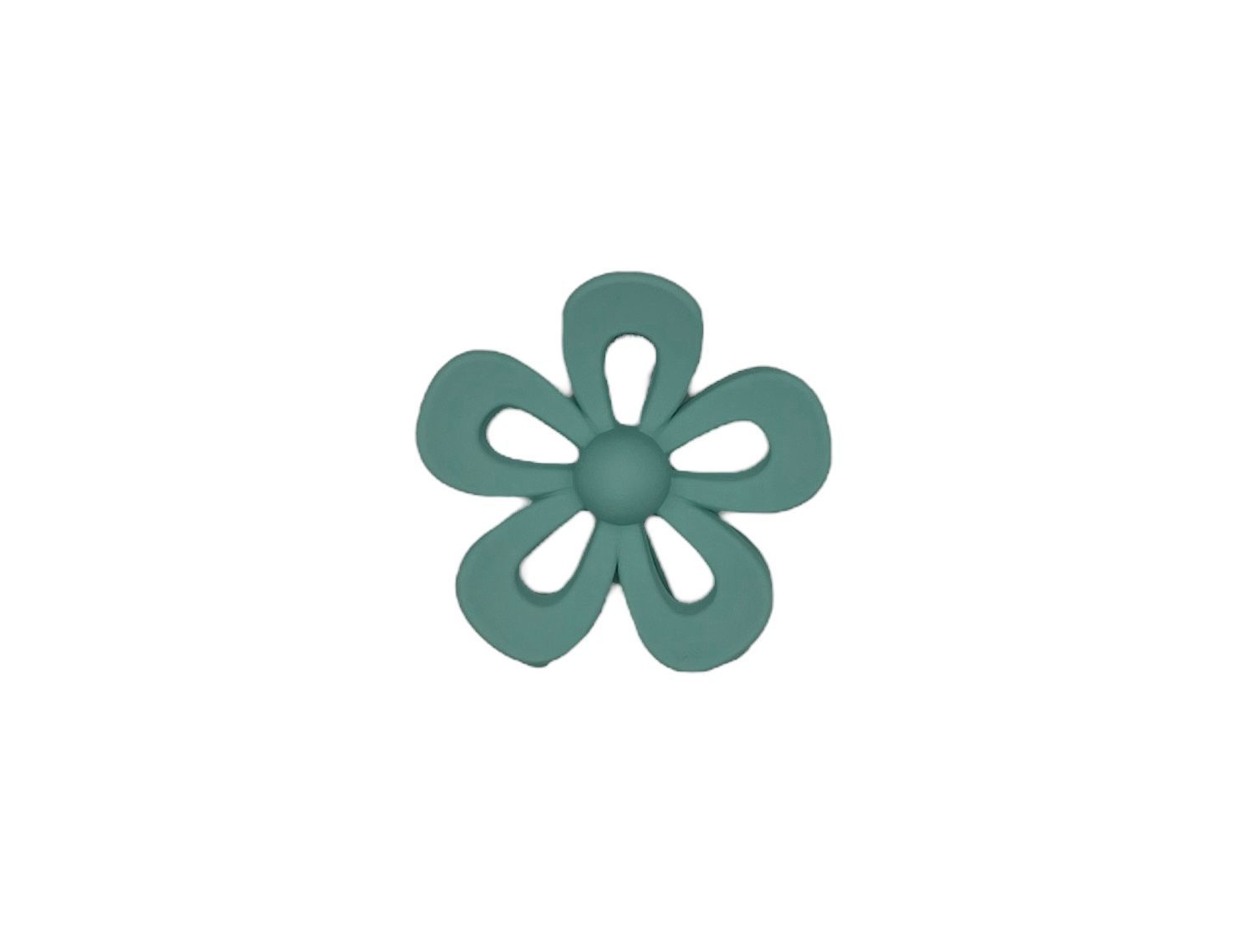 Haarklem - haarklauw - open bloem - flower - turquoise