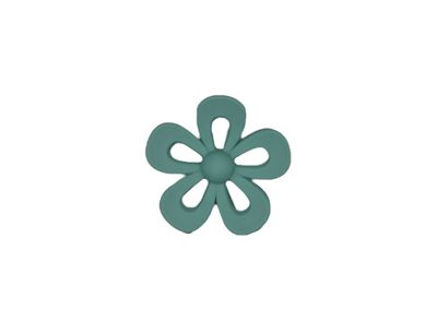 Haarklem - haarklauw - open bloem - flower - turquoise