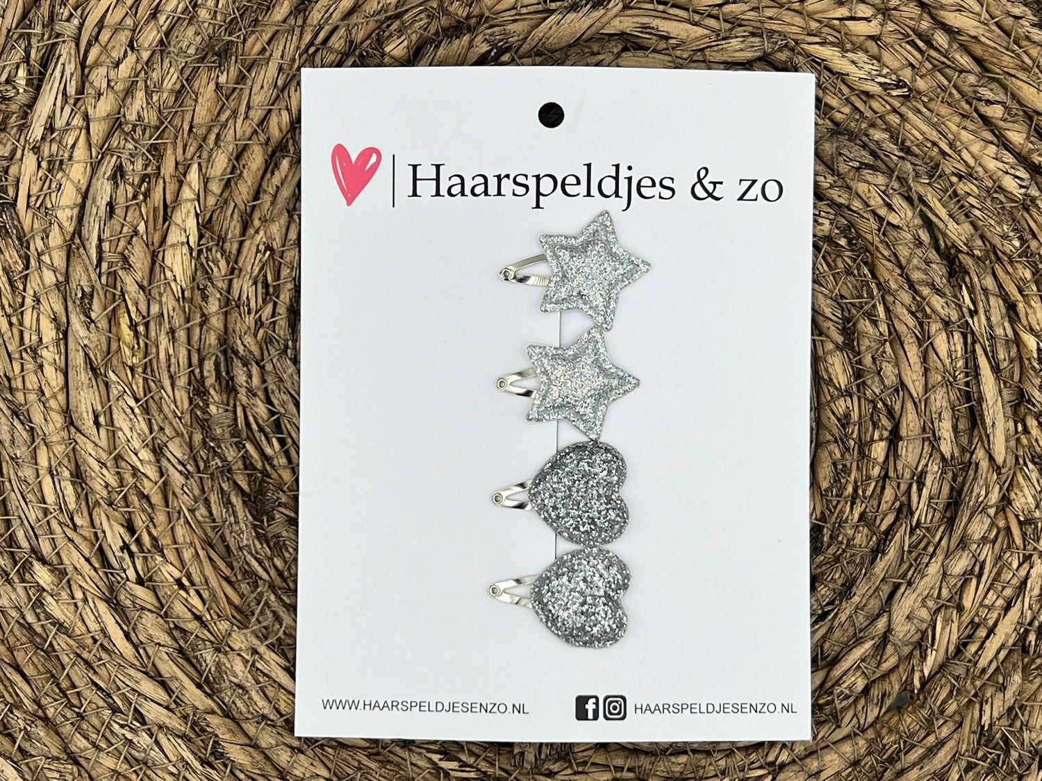 Baby haarspeldjes setje 68 - mini - 2cm groot - try-out - mix - voor de eerste lokjes haar - bloemetjes - zilver - glitters - kerst - feestdagen