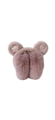 Oorwarmers kind - winter - warm - meisjes - oudroze
