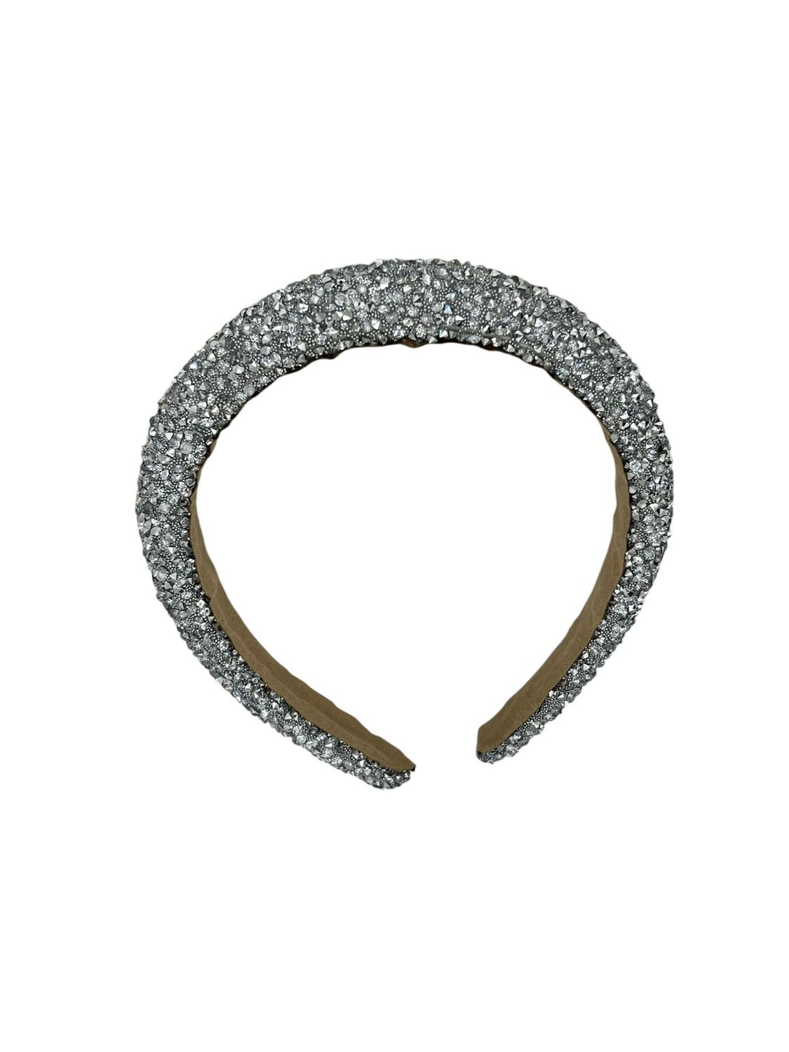 Diadeem - haarband - haaraccessoire - kinderen - volwassenen - kerst - feestdagen - chunky - glitters - glimmend - zilver