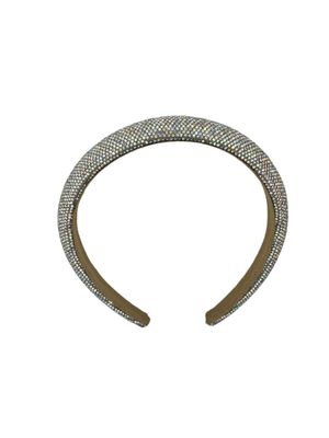 Diadeem - haarband - haaraccessoire - kinderen - volwassenen - kerst - feestdagen - strass steentjes - glimmend - zilver