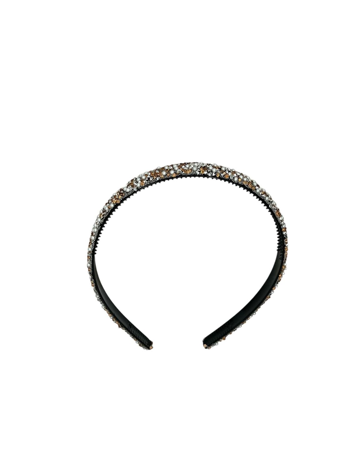Diadeem - haarband - haaraccessoire - kinderen - volwassenen - kerst - feestdagen - chunky - glitters - glimmend - goud/zilver