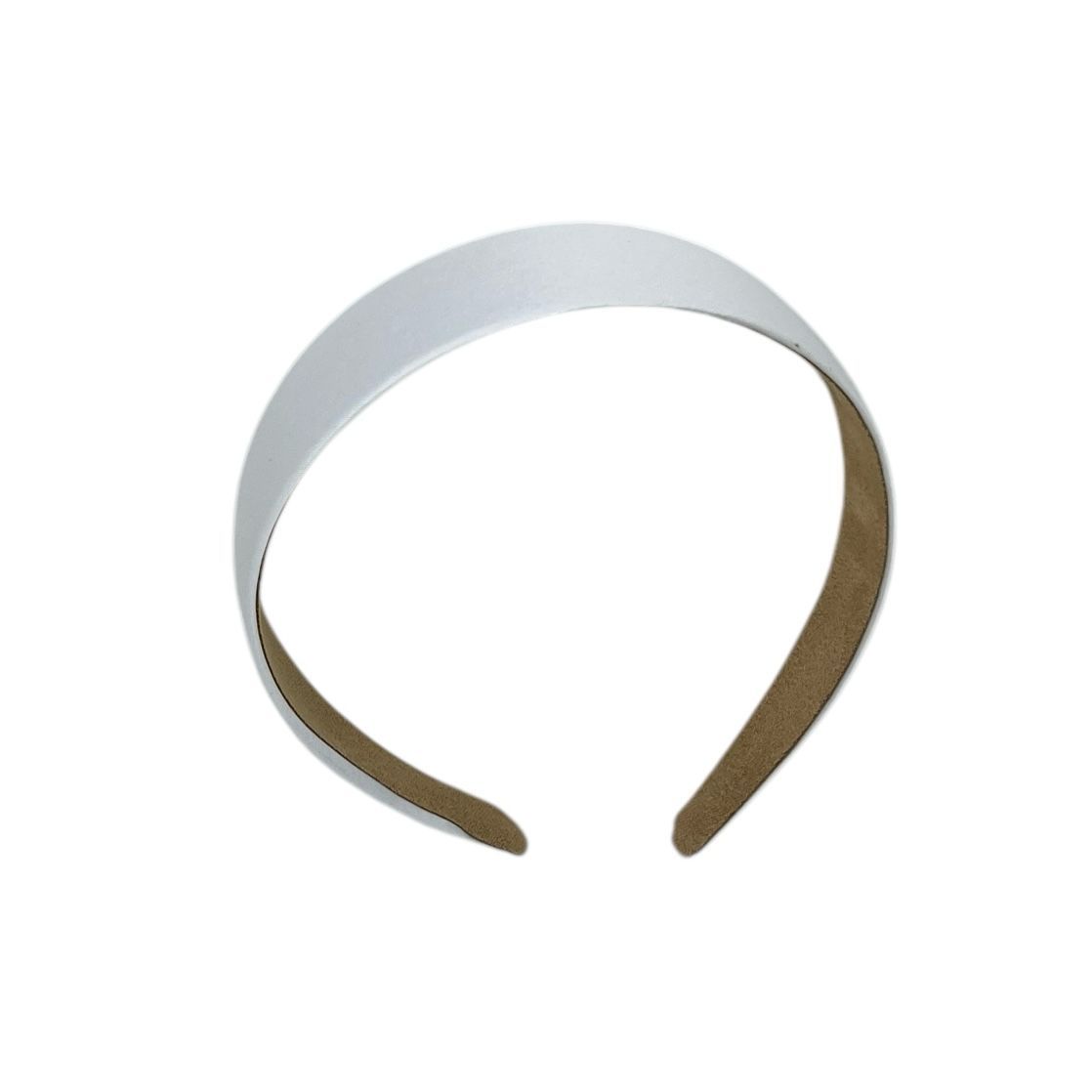 Diadeem - stof - haarband - wit
