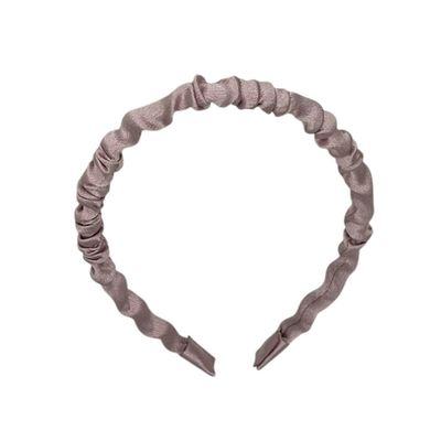 Diadeem - stof - haarband - roze