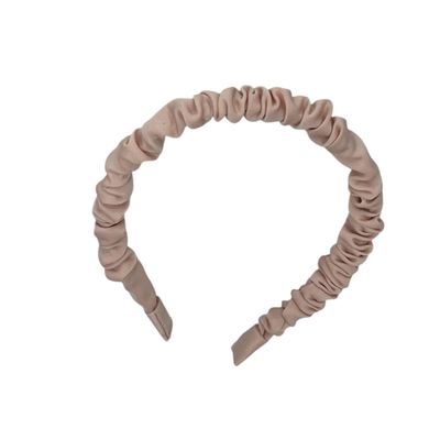 Diadeem - stof - haarband - roze