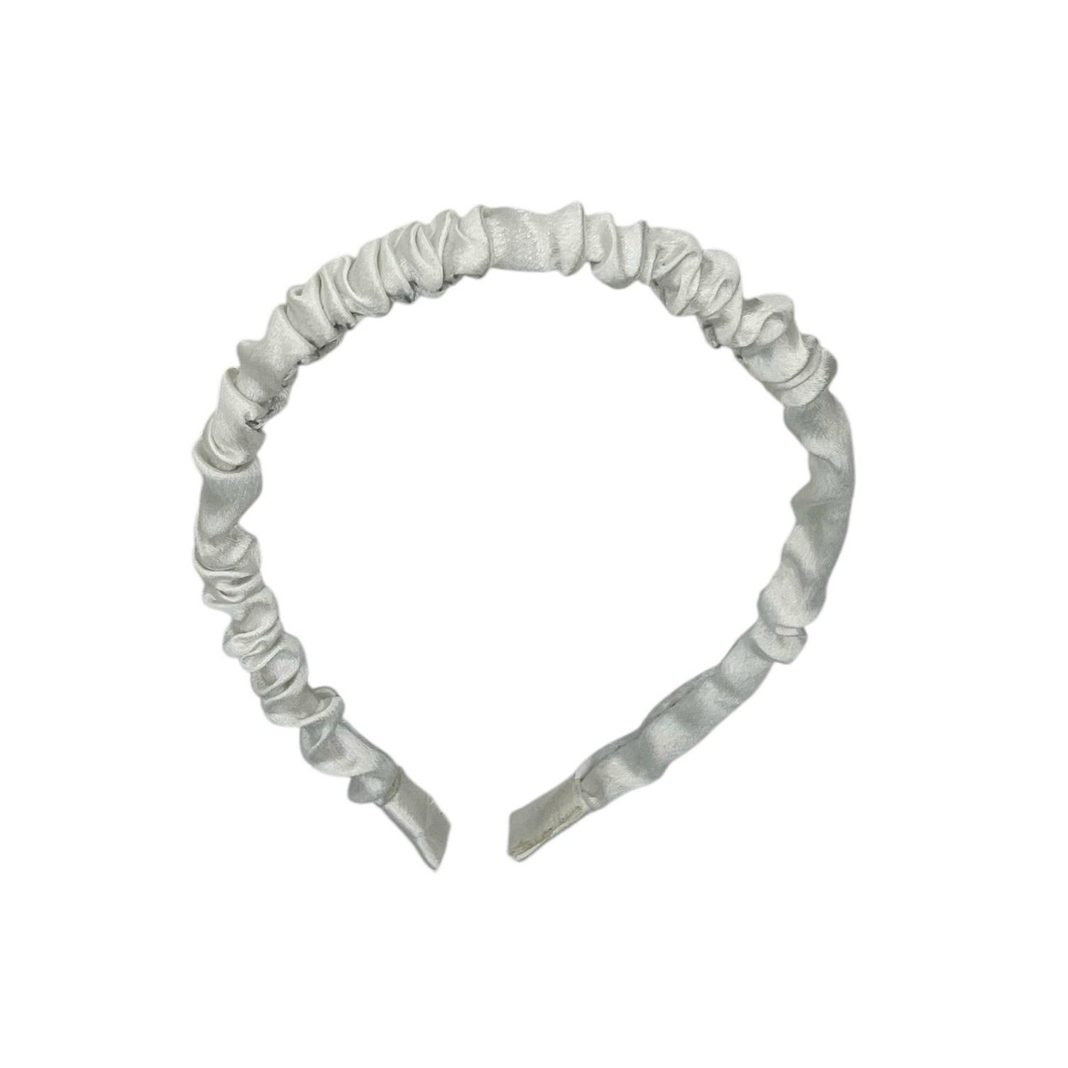 Diadeem - stof - haarband - wit
