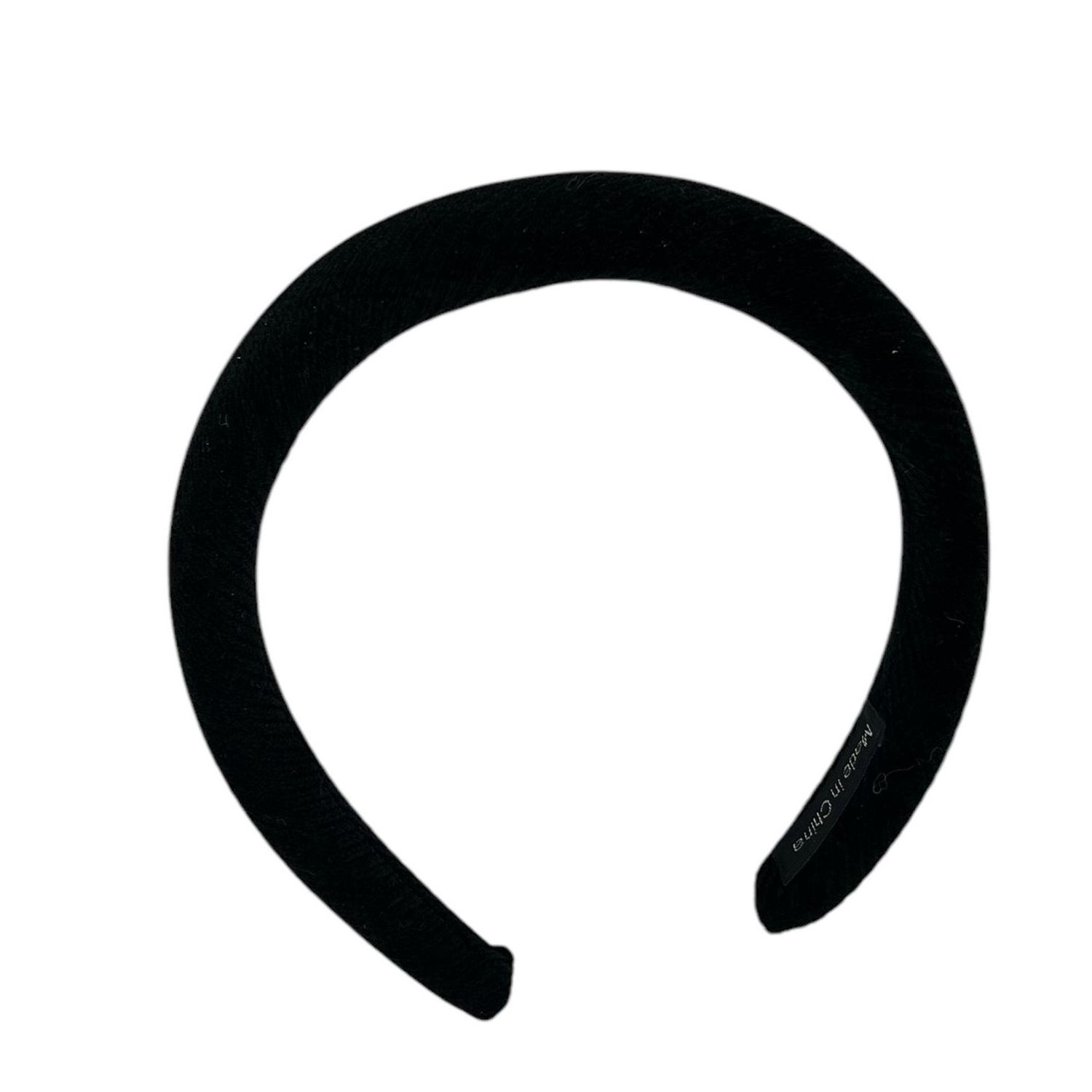 Diadeem - stof - haarband - zwart