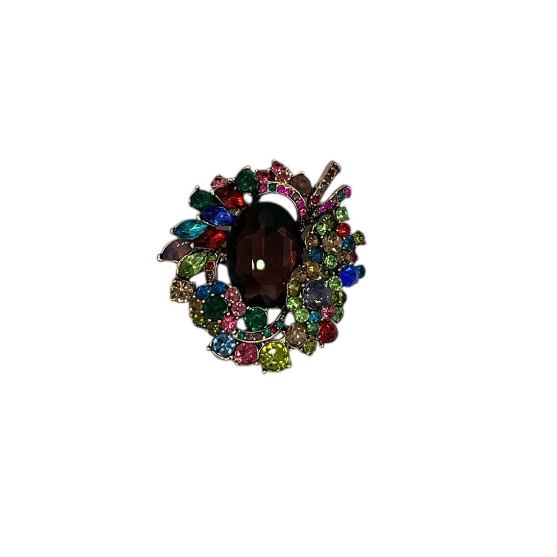 Broche - speld voor jas, sjaal of kleding - pin - mode - vrouwen - meisjes - amulet - kleurrijk